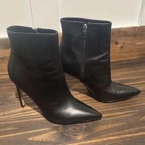 Nine West Sleek Black Heeled Boots